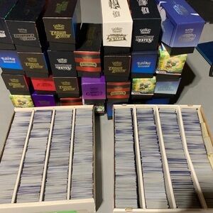 Pokemon Cards Bulk Lot 100 With 25 HOLO/Rev Holo Guaranteed. Plus 1 Ex Or Better